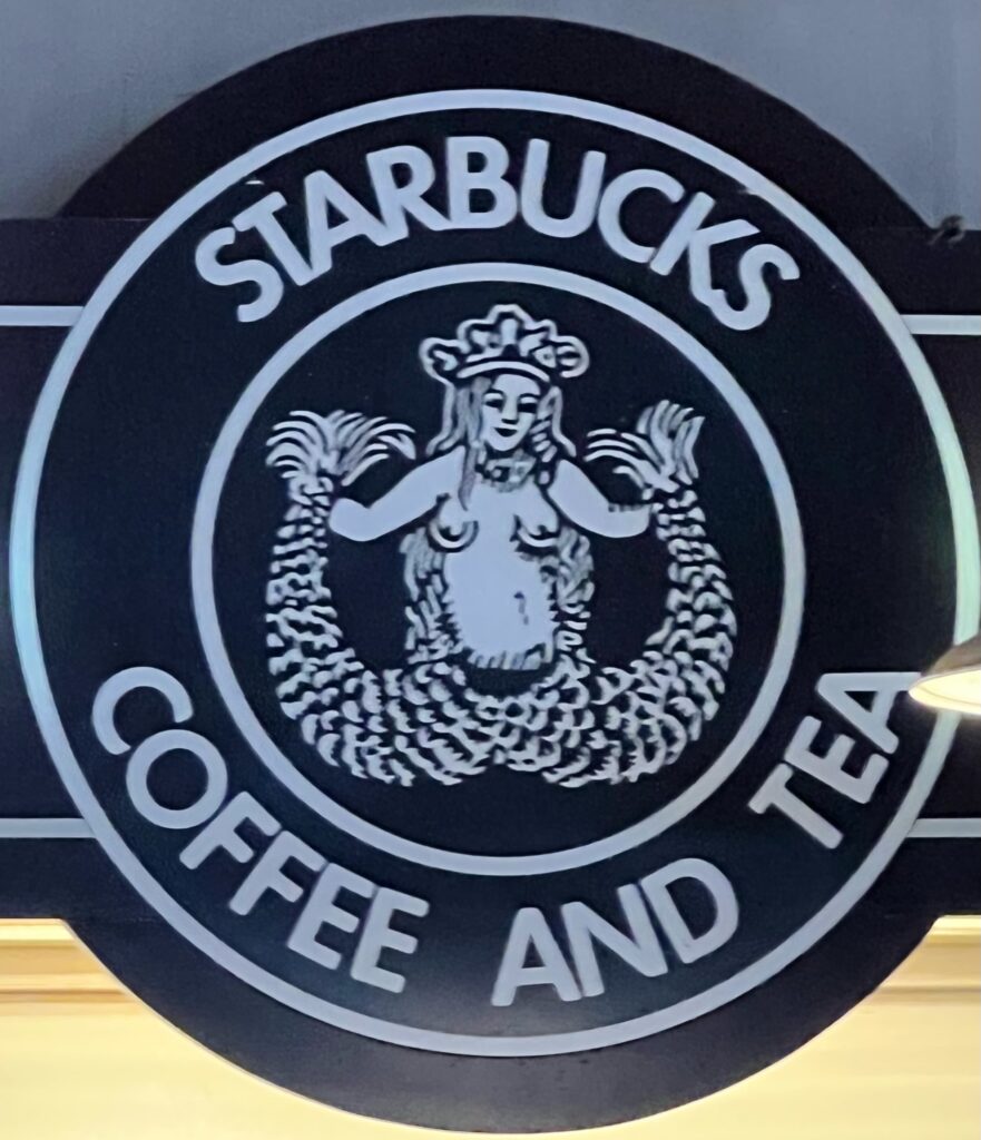 Original Starbucks sign