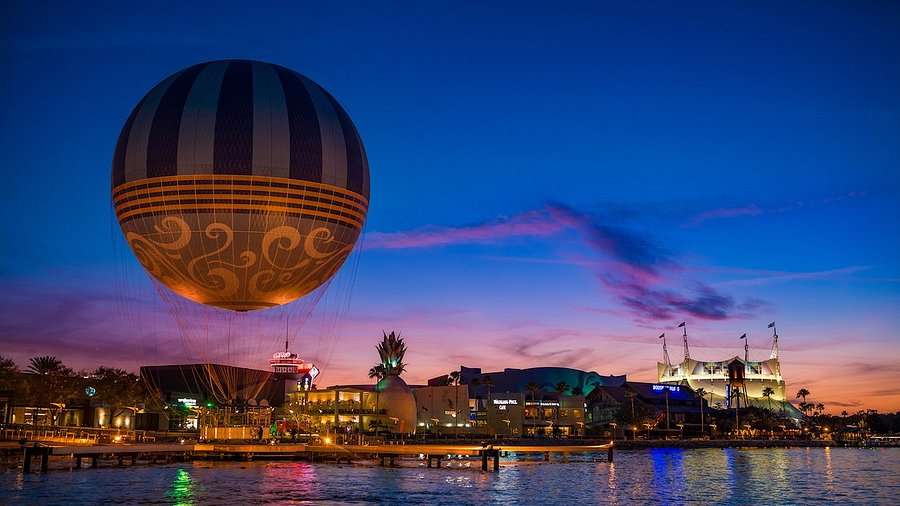 Disney Springs Dining reservation; The Balloon Ride at Disney Springs