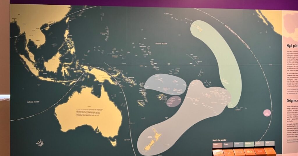 Map of Indigenous People Polynesians