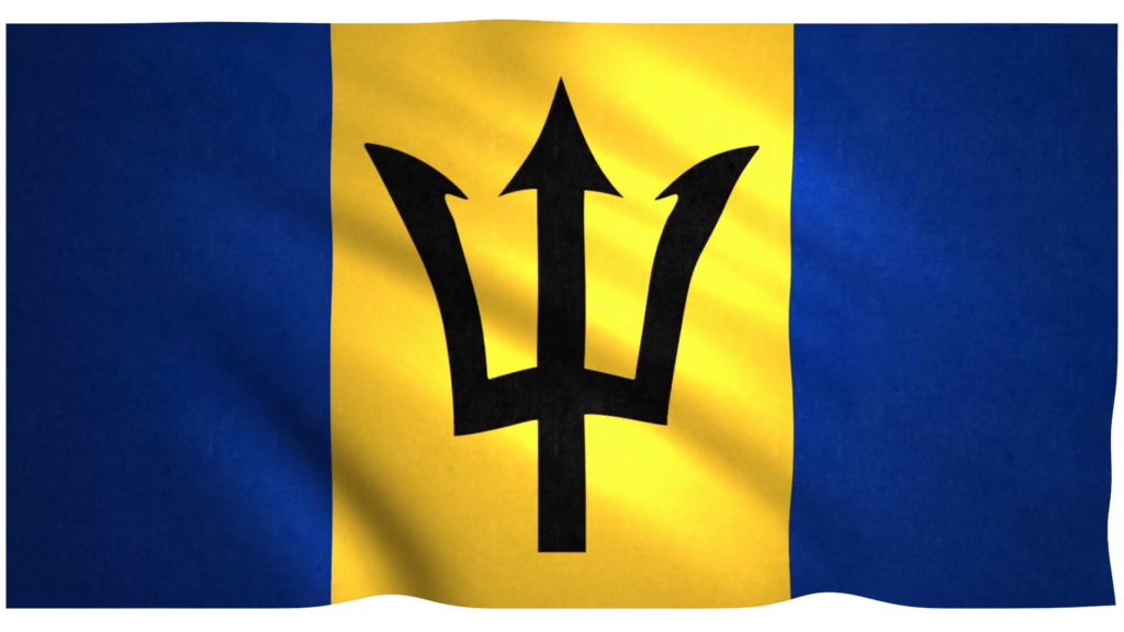 Pink Sand Beaches of Barbados Flag