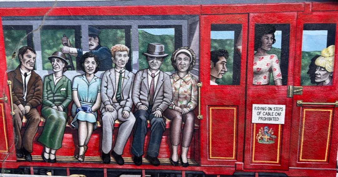 World Botanical Gardens -Cable car picture in Wellington