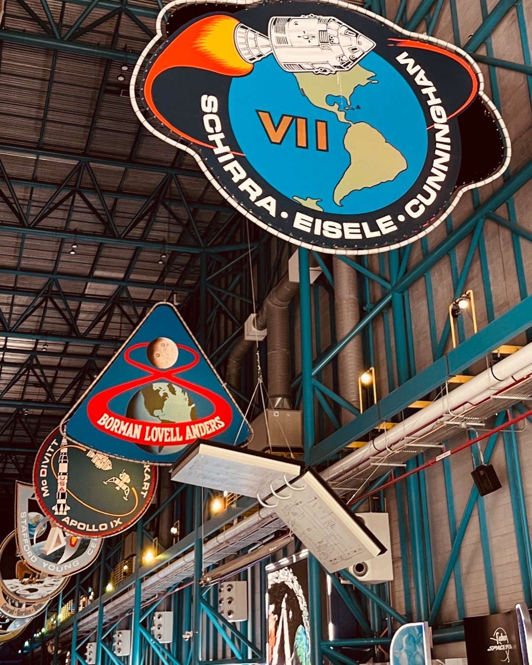 Florida Hidden Gems - Signs for several spaceship missions in Florida