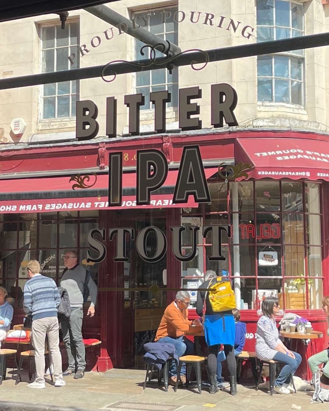 What is London known for Proudly Pouring Bitter IPA Stout
