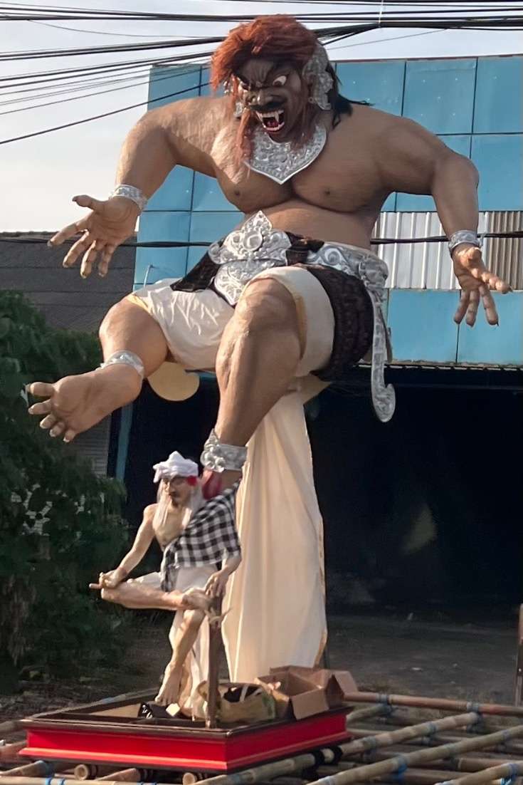 Nypei Ogoh Ogoh Balinese Holiday during Bali 7-day Itinerary