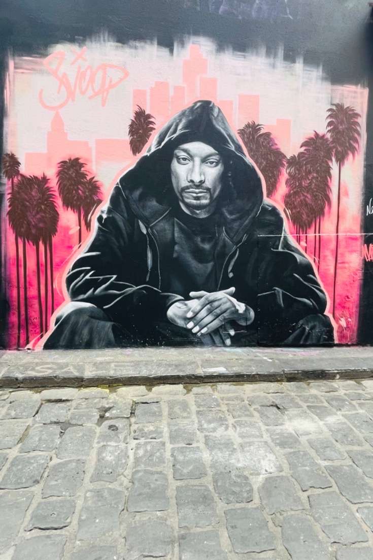 Street art of Snoop Dogg