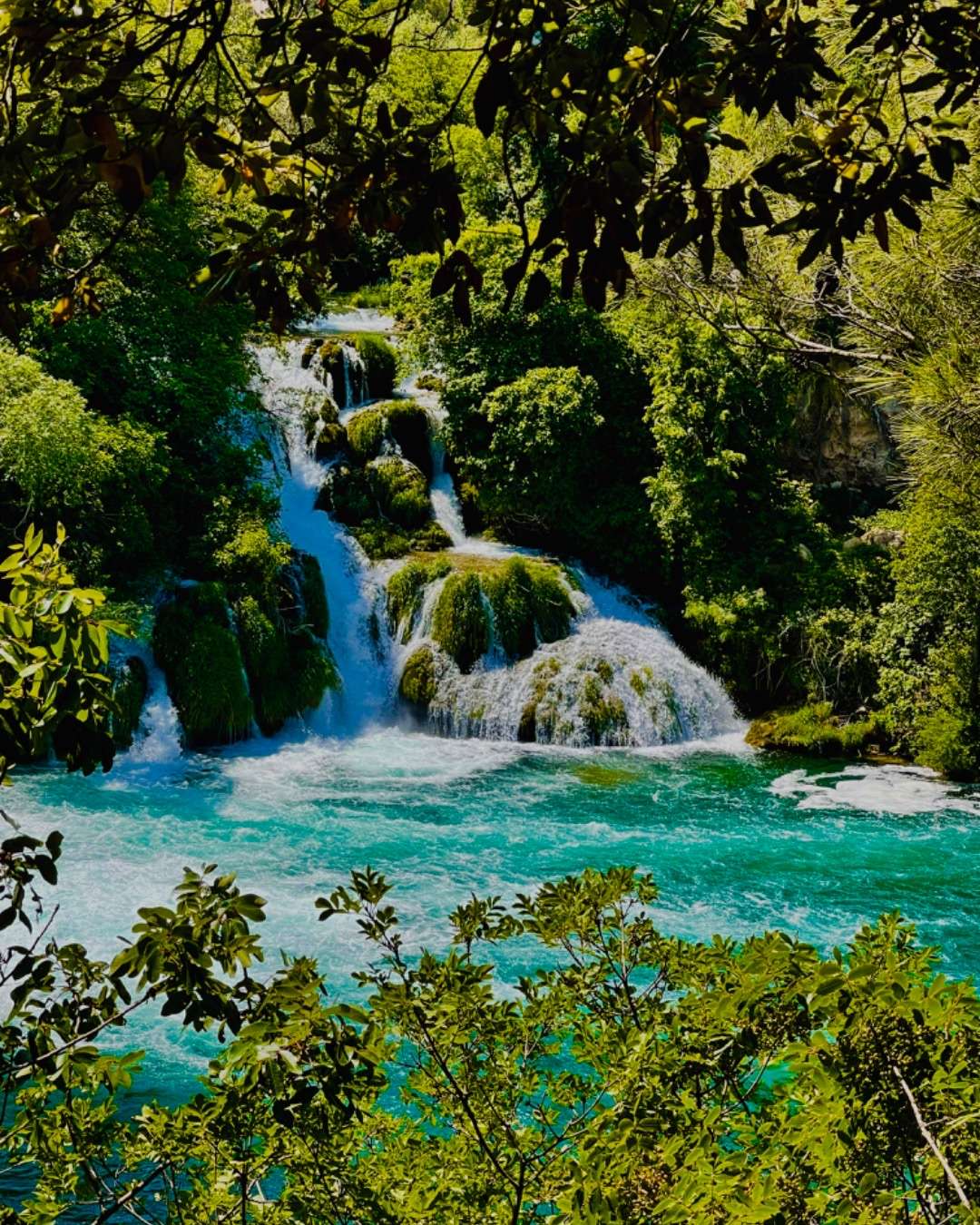Impressive Krka Waterfall in Croatia