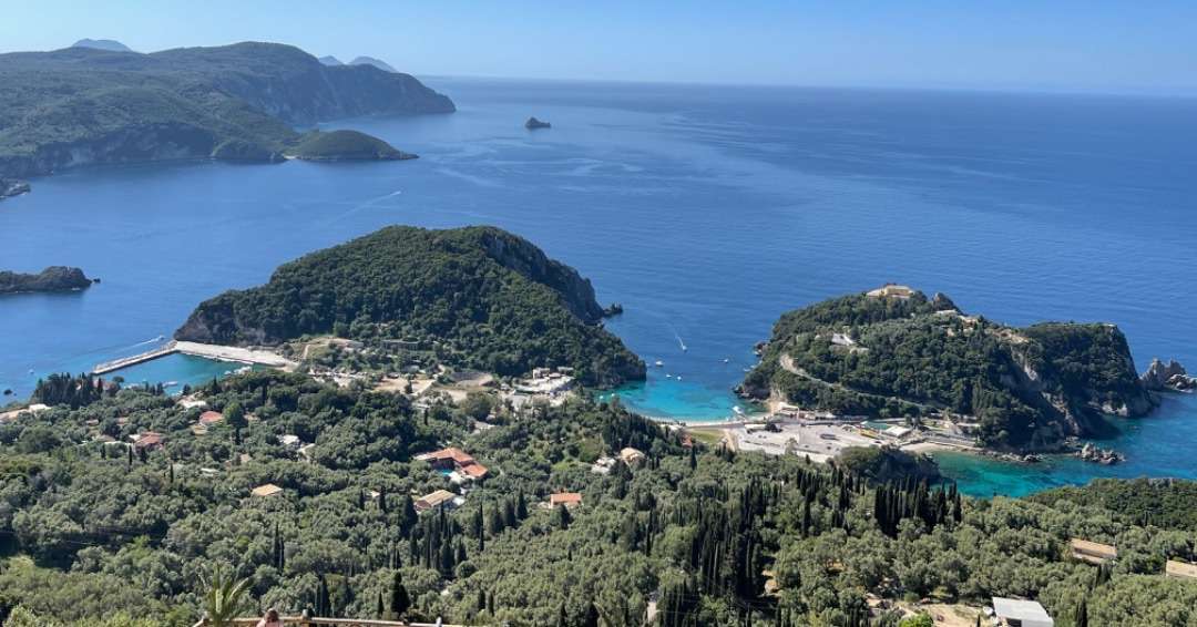 Greece Best Places to Visit: Corfu from hilltop