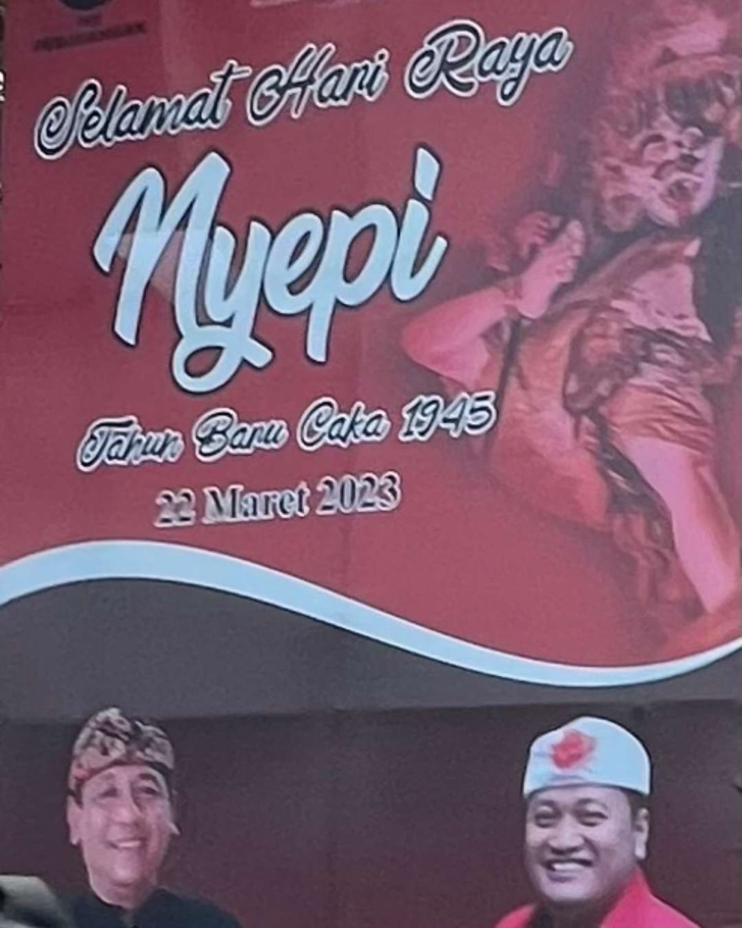 Nyepi Poster; Bali Day of Silence during Bali 7-Day Itinerary