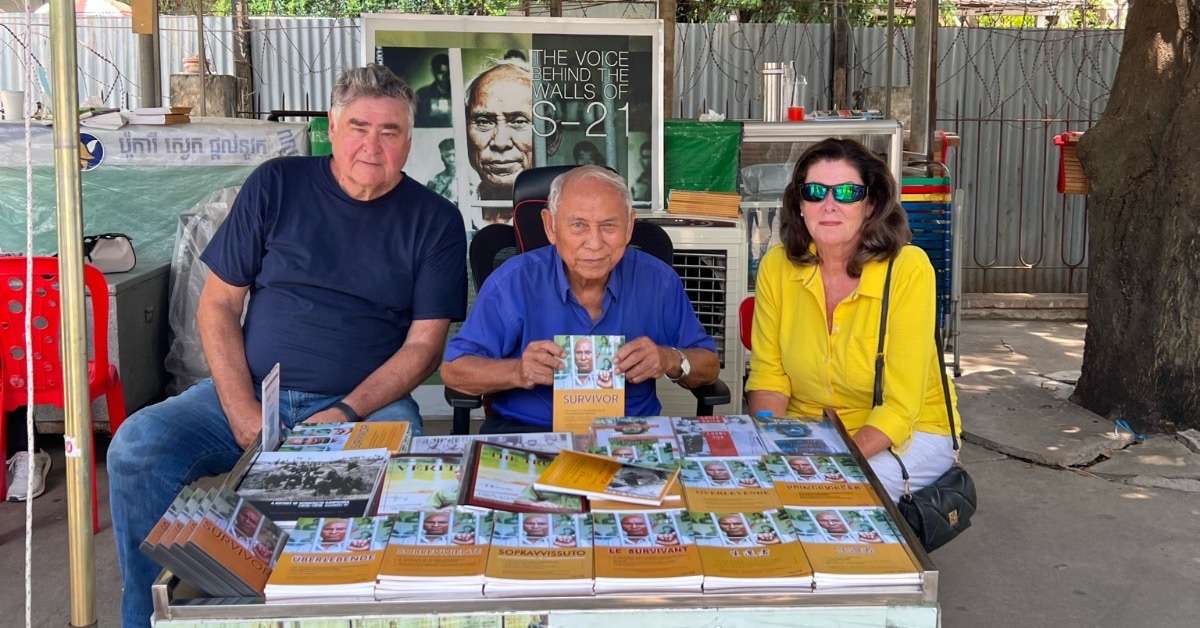 Cambodia Itinerary: cos and robin Meet with Killing fields Survivor