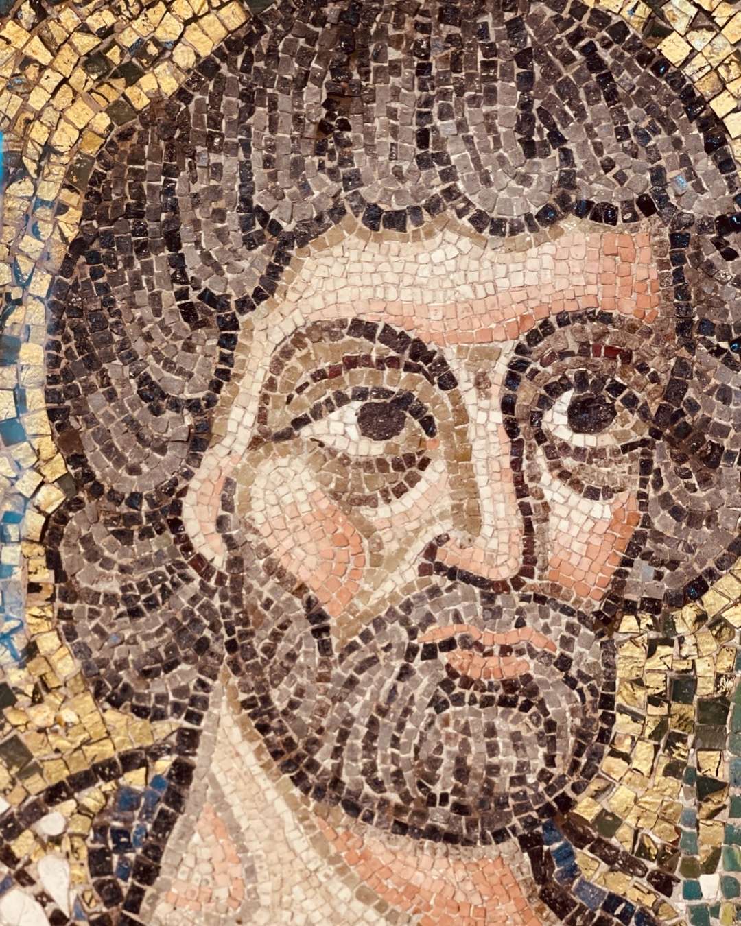 Mosaic of a face