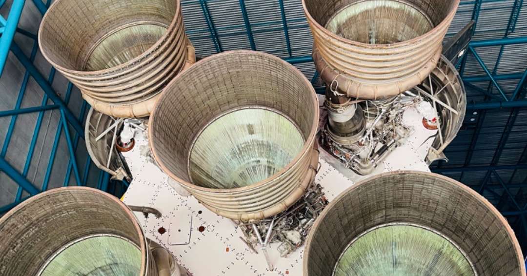 5 Rocket boosters at NSAA in Florida