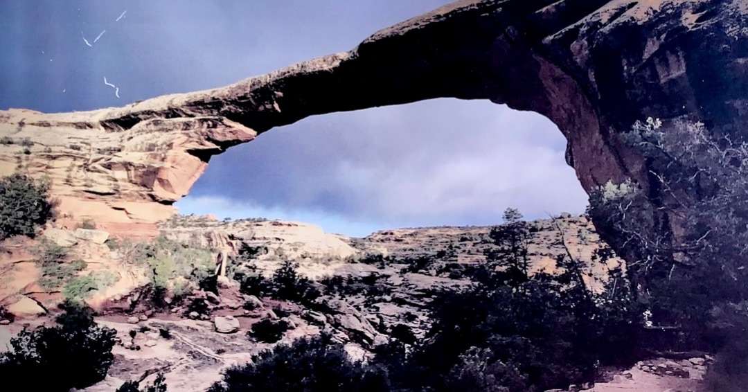 Natural Bridges National monument near the Grand Staircase-Escalante, during the Las Vegas to Utah National Parks Road Trip