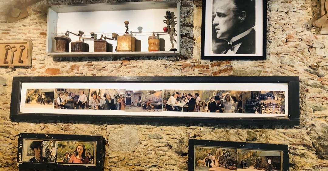 Wall about the Godfather seen during the Sicily travel Itinerary