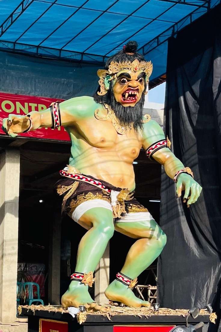 Nypei Ogoh Ogoh Balinese Holiday during Bali 7-day Itinerary