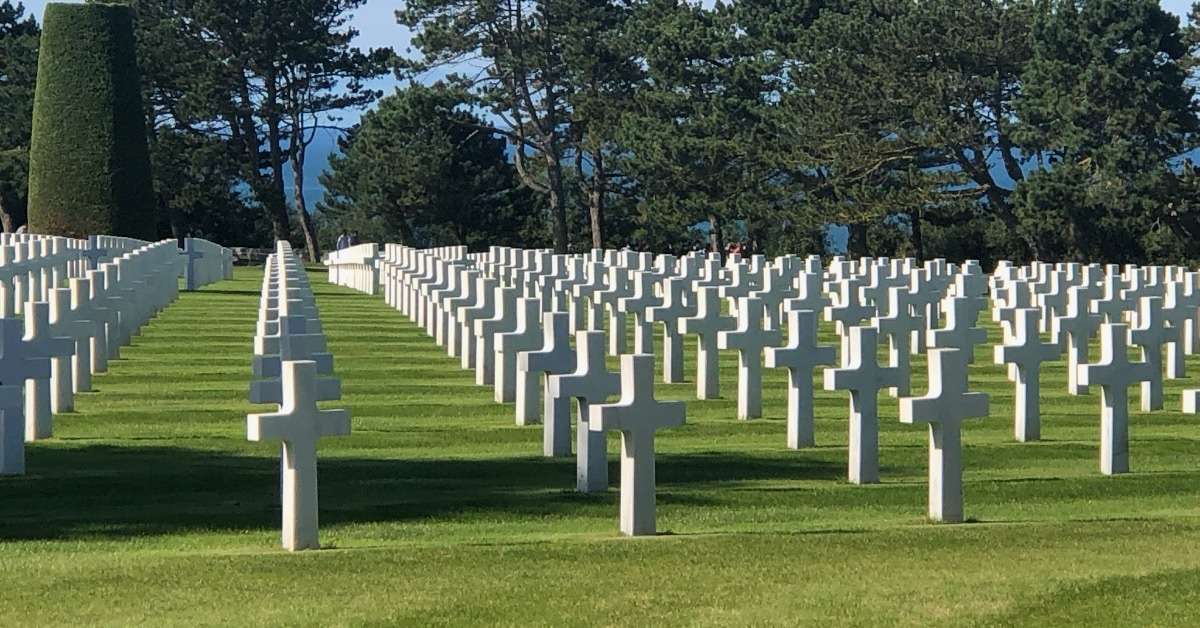 Impact of Wars - American cemetery in Normany