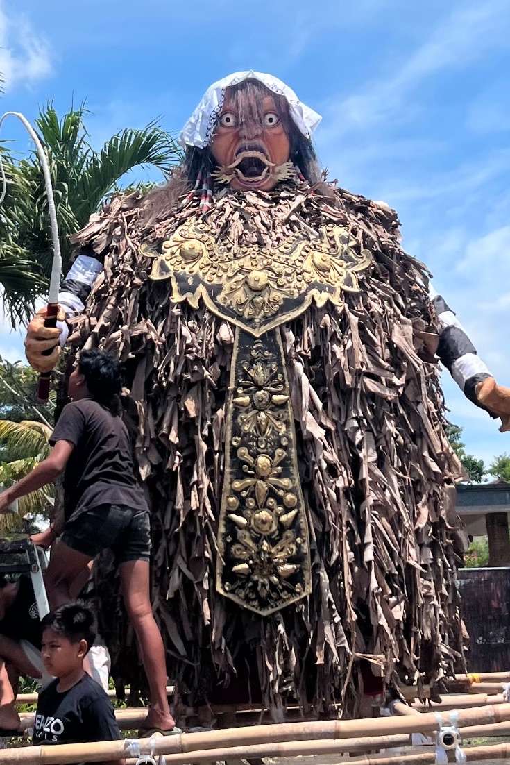 Nypei Ogoh Ogoh Balinese Holiday during Bali 7-day Itinerary