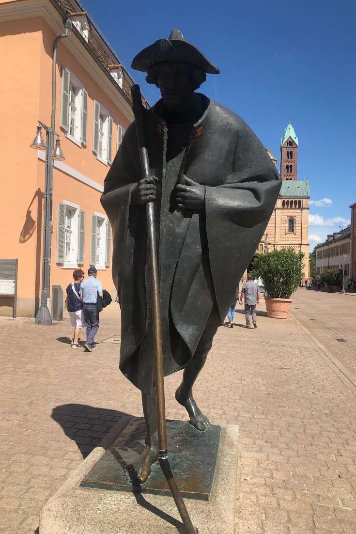Statue of a Pilgrim in Speyer