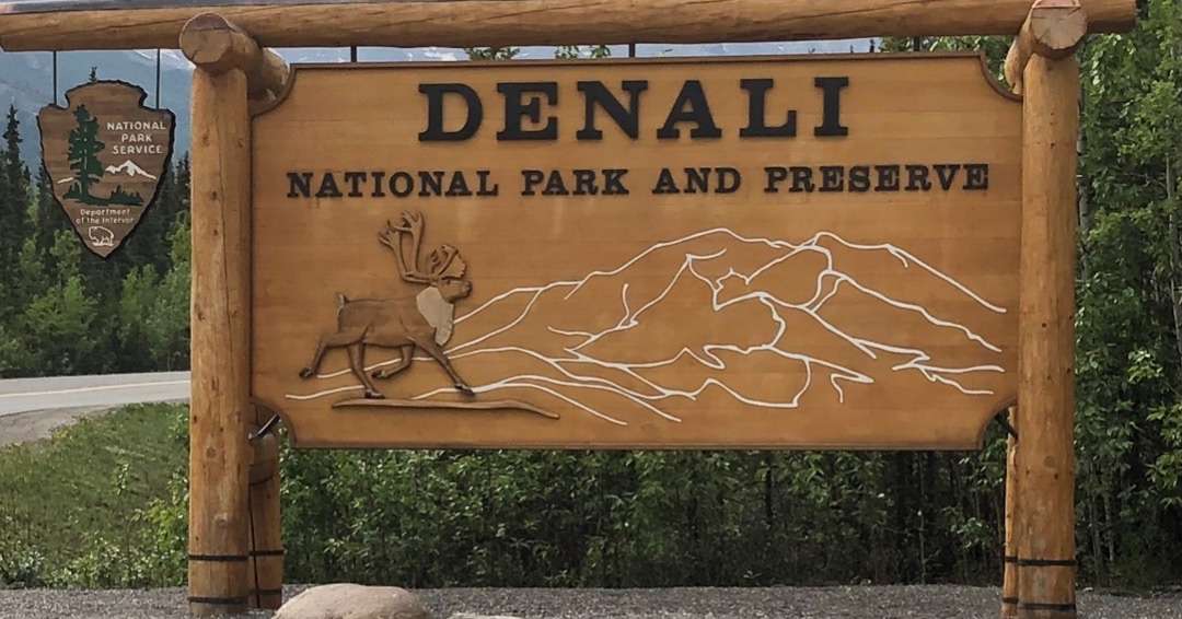 Entrance to Denali National Park and Preserve