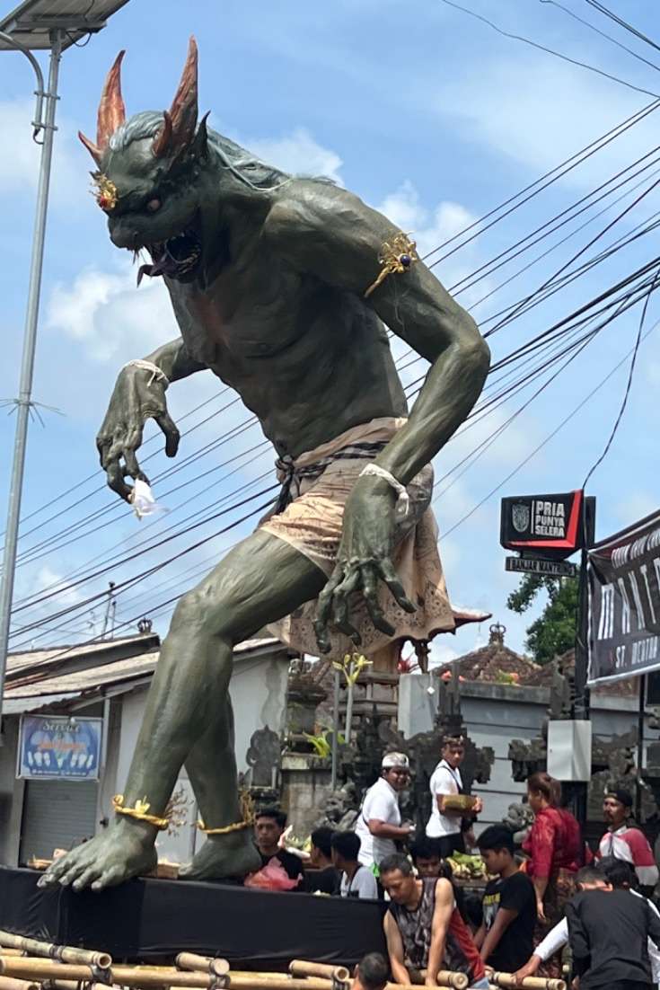 Nypei, Bali Day of Silence, Ogoh Ogoh during Bali 7-day Itinerary