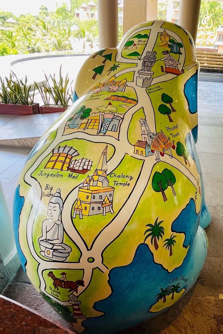 Phuket Sites to See: Map on the back of an Elephant