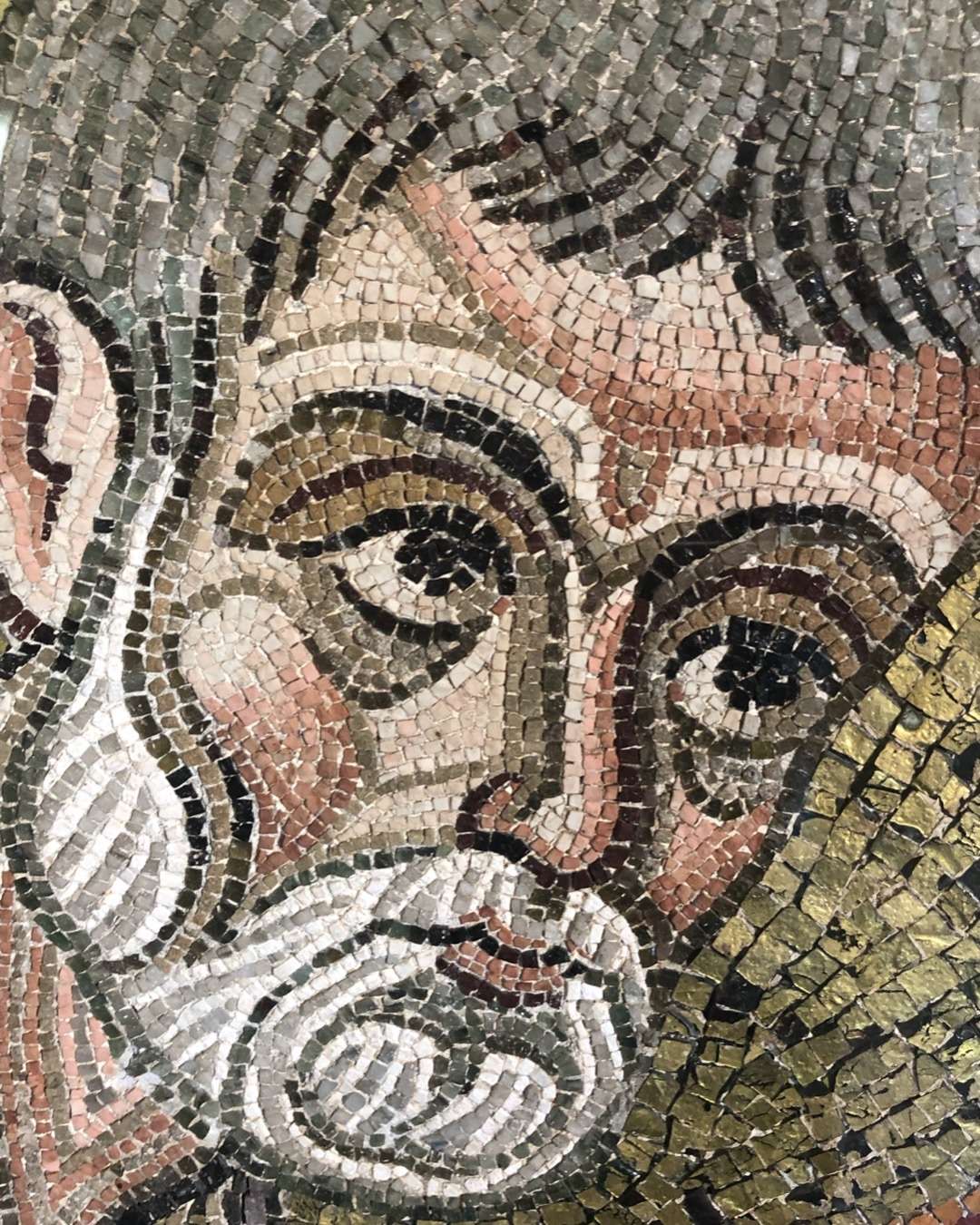 Mosaic of a face