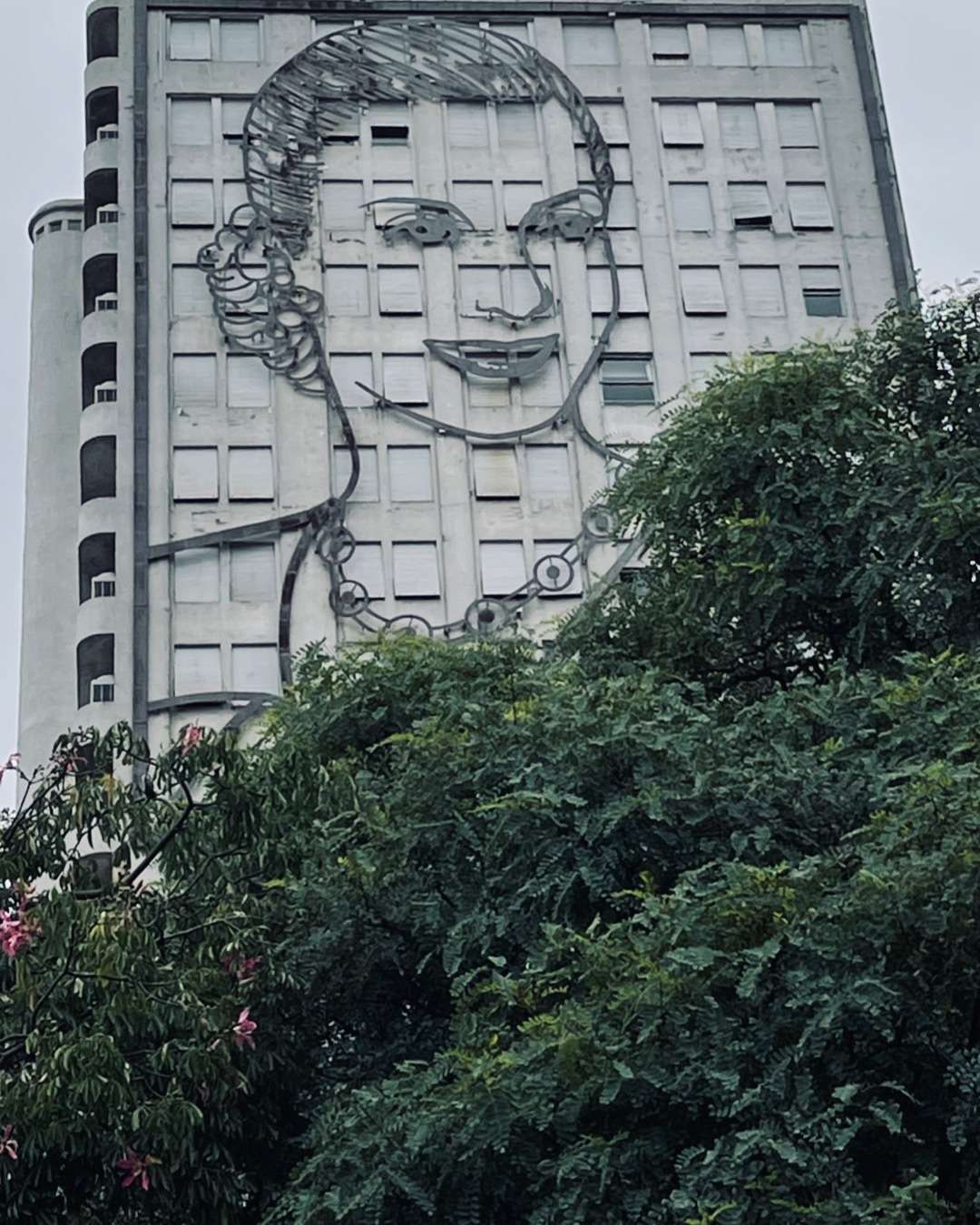Best Time to Visit Argentina -Evita on the side of a building
