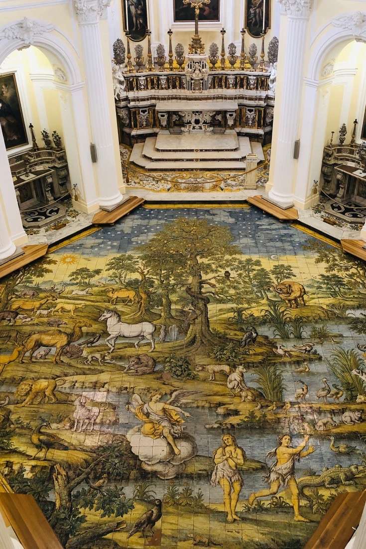 Planning a trip to Italy- Church Floor in Ana Capri
