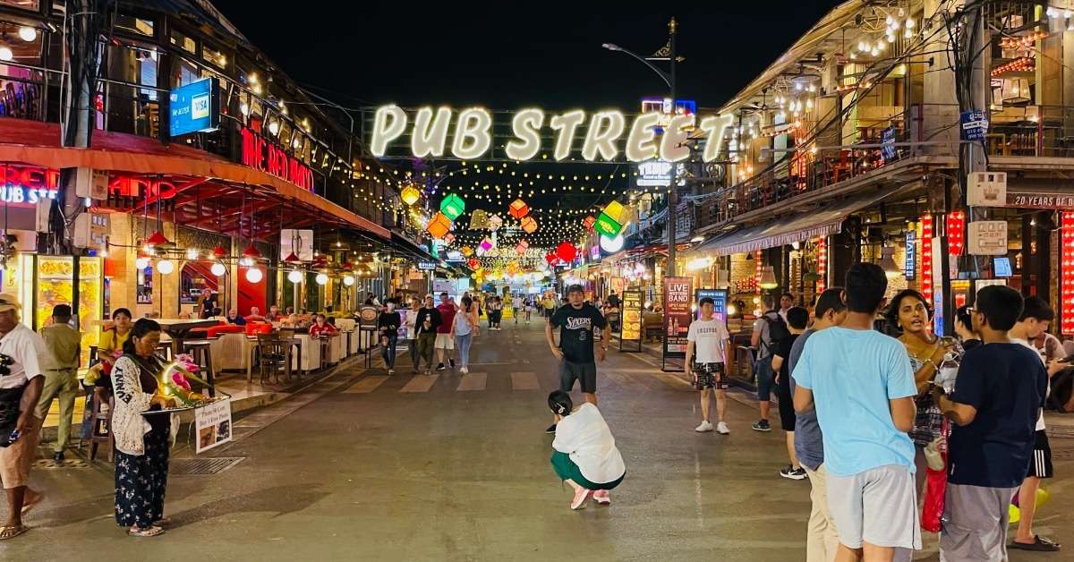 Cambodia Night Life: Pub Street