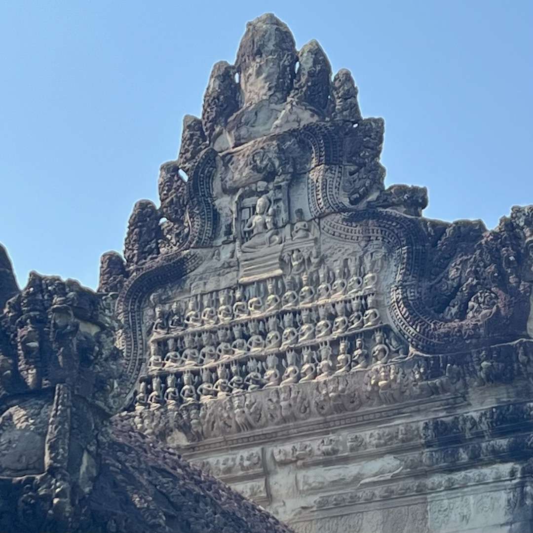 Siem Reap Temple Detailed Architecture