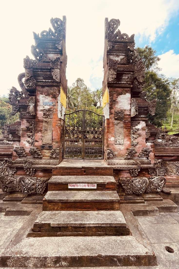 Gate in Tegallalang Water Park