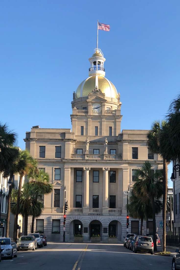 the Deep South USA Savannah City Hall