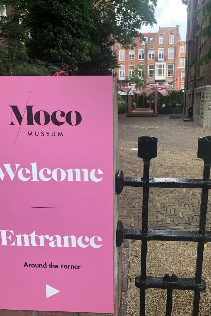 Moco Museum Sign at the entrance