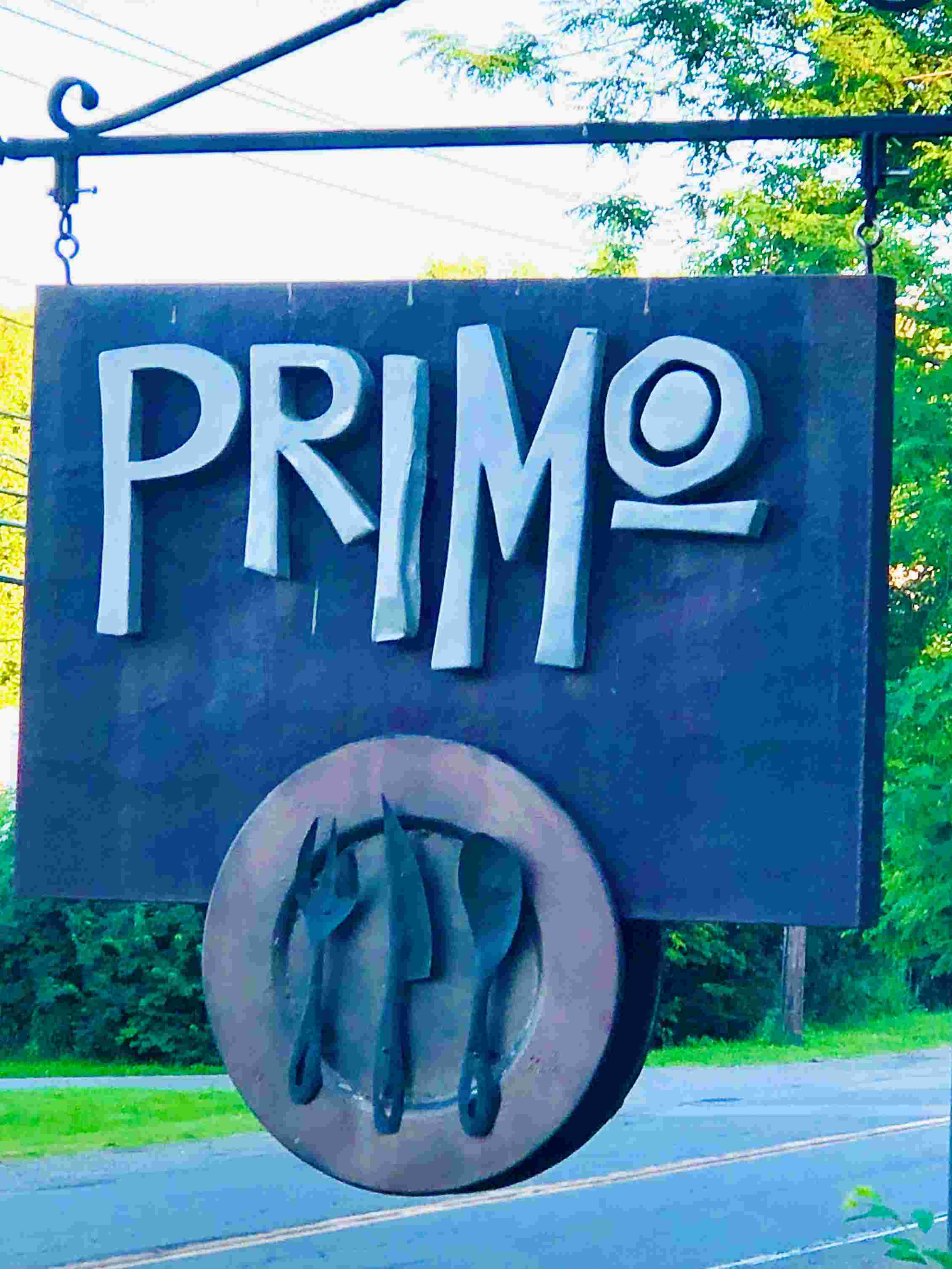 19 best restaurants mid-coast Maine: primo sign