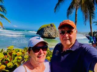 Pink Sand Beaches of Barbados Cos and Robin