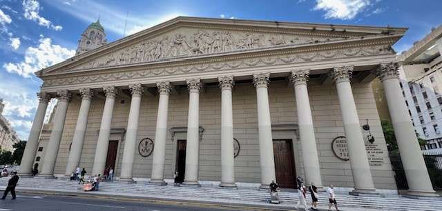 Best time to Visit Argentina Cathedral front