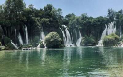 Beautiful Kravice Waterfalls in Bosnia and Herzegovina