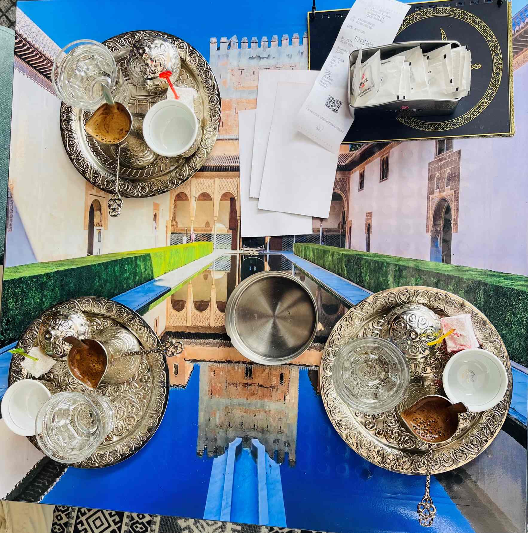 Tea setup in Sarajevo to Mostar