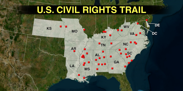 U.S. Civil rights trail