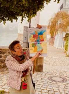 Best time of Year for Viking River Cruise: Tour Guide Holding a Map