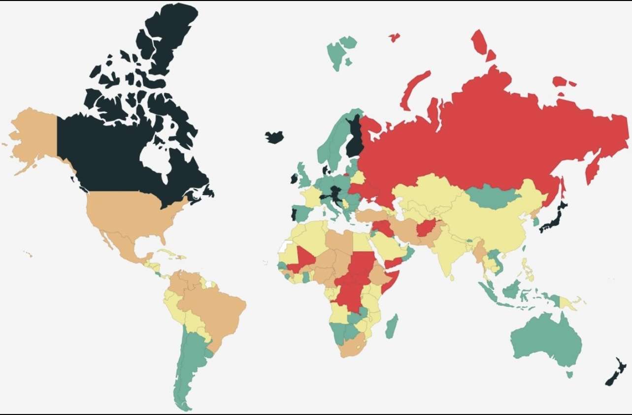 Safest Places to Visit in Europe Global Peace Index