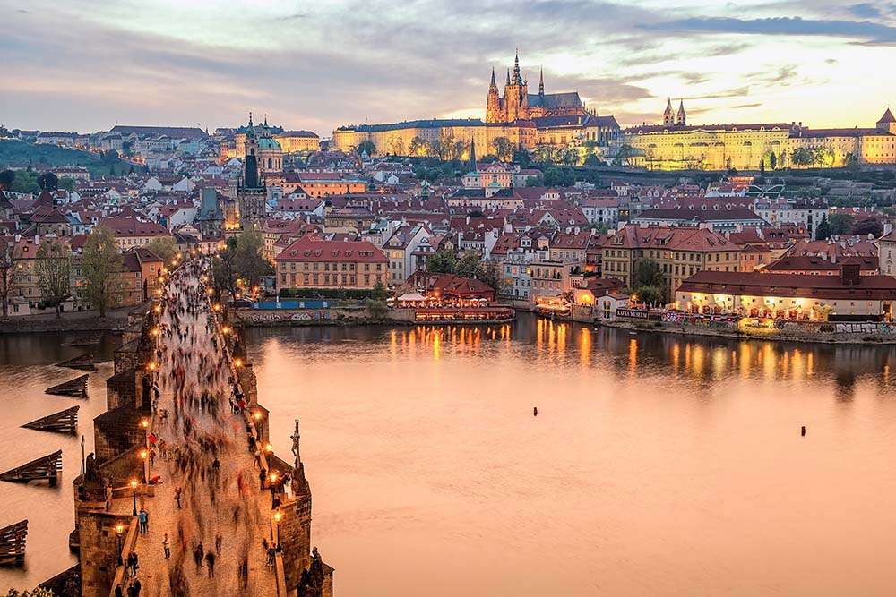 Safest Places to Visit in Europe Prague Charles Bridge