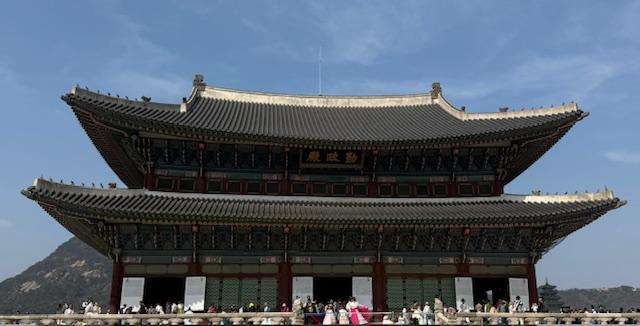  first to be constructed after the capital was moved to Hanyang (modern-day Seoul)