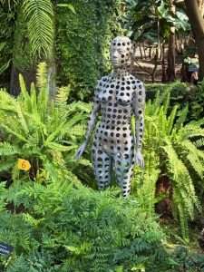 Japanese garden statue - Yeomiji Botanical Garden