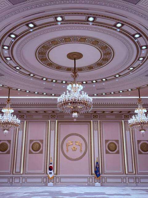 pretty interior for the meeting ballroom