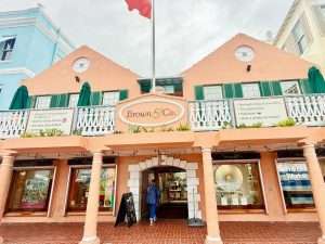 Front view of Brown & Co store.