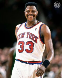 Boston vs New York: Patrick Ewing of the Knicks