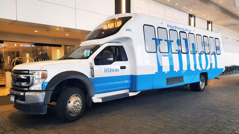 Hilton shuttle bus